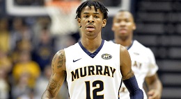 Ja Morant v uniformě Murry State Racers